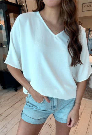 Kelly V Neck Top
