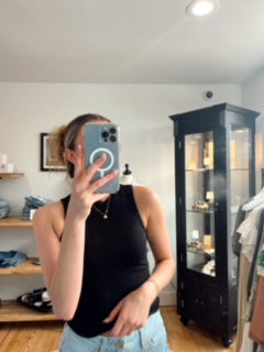 Ribbed Double Layer Sleeveless Tank